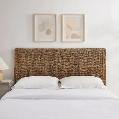 Crosley Edgewater Queen-Sized Upholstered Headboard — Coastal-Inspired Design with Clean Lines