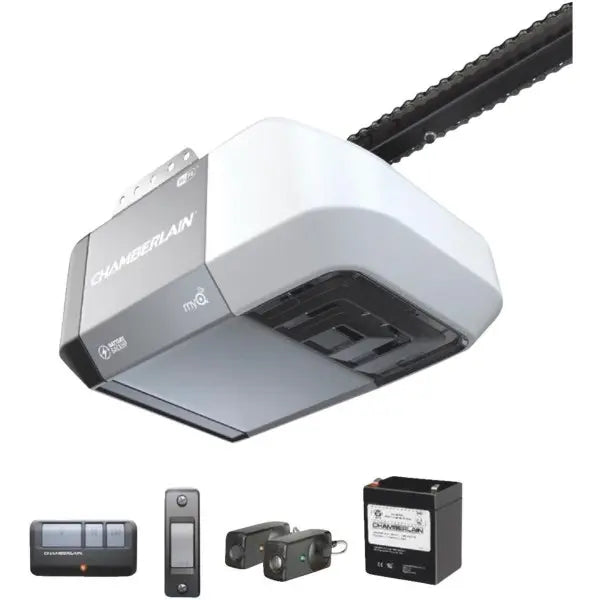 Chamberlain C2212T 1/2 HP Battery Backup Smart Chain Drive Garage Door Opener