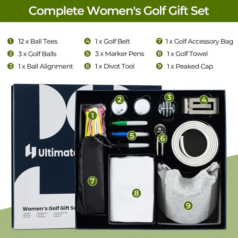 Complete Golf Accessory Set for Men and Women  Essential On-Course Gear Bundle