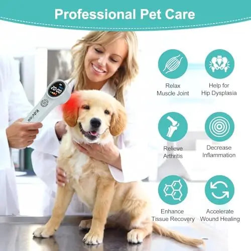 Pet Laser Therapy Device 4x980nm+16x660nm+4x810nm for Dogs & Cats Pain Relief & Inflammation Reduction