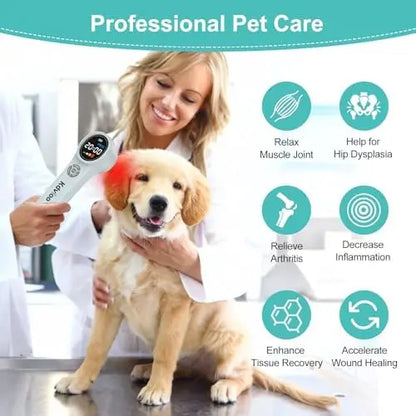 Pet Laser Therapy Device 4x980nm+16x660nm+4x810nm for Dogs & Cats Pain Relief & Inflammation Reduction