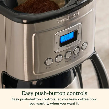Cuisinart PerfecTemp 12-Cup Coffee Machine  Programmable Thermal Carafe, Brew Strength Control & Pause Feature