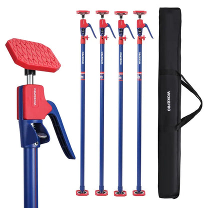 WORKPRO Adjustable Cabinet Support Jack Pole for Safe Installation