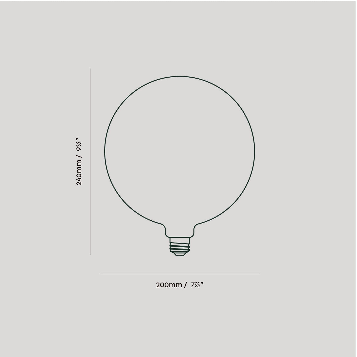 Sphere V E27 Dim-to-Warm LED Bulb