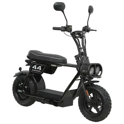 Swoop Turbo 2000W Electric Moped  Black High-Performance E-Bike with Pedal Assist