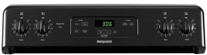 GE Hotpoint 30 Black Freestanding Standard Clean Electric Range