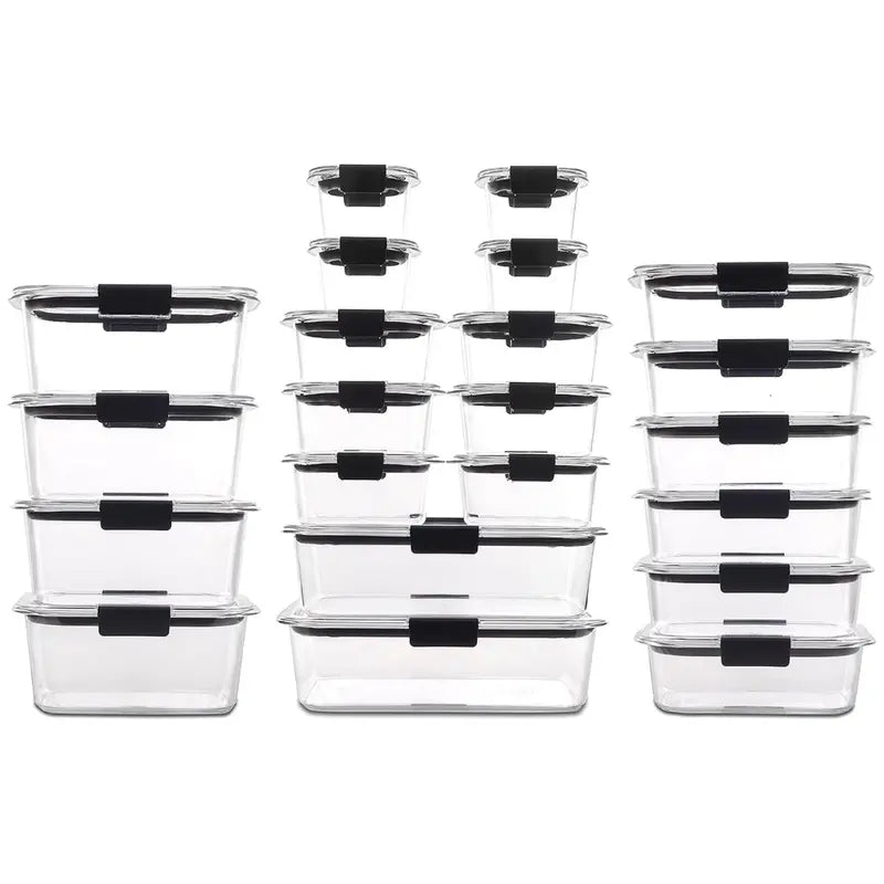 Airtight, Leakproof Stackable Food Storage Containers for Freshness and Space Efficiency