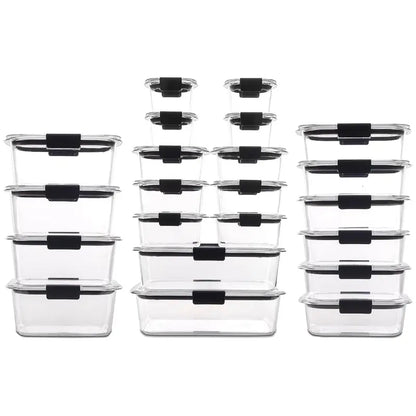 Airtight, Leakproof Stackable Food Storage Containers for Freshness and Space Efficiency
