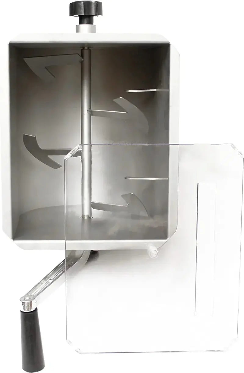 20-Lb Manual Sausage Mixer  Stainless Steel Meat Blender with Secure Lid for Homemade Ground Meats