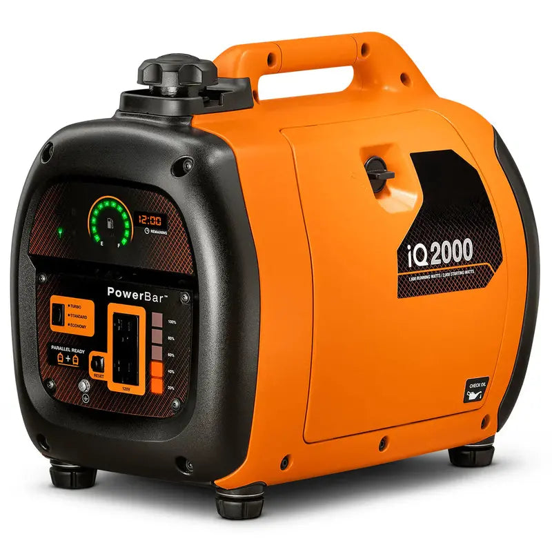 2000W Inverter Generator  Quiet Portable Power Source with Pure Sine Wave Output