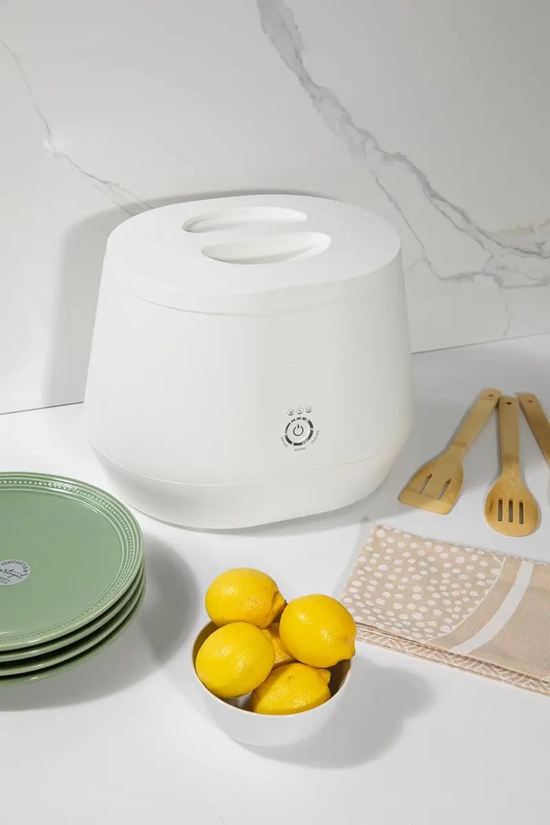 Lomi 3L Smart Kitchen Composter (90 Cycles)  Single Button Indoor Food Upcycler Bundle