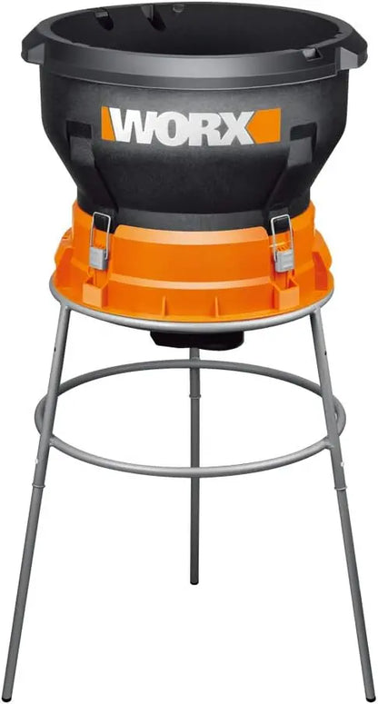 WORX 13Amp Electric Leaf Mulcher, 53Gallon/Min, Portable 20lbs, Flex-a-Line System