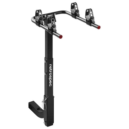 Retrospec Lenox 2-Bike Hitch Rack for Cars, Trucks &amp; SUVs  Fits 2-Inch Hitches, Secure &amp; Durable, 80lbs Capacity