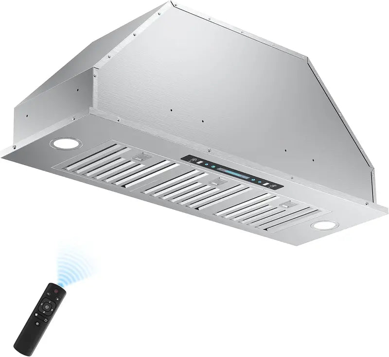 IKTCH 30″ Convertible Range Hood  900 CFM Ducted/Ductless Stainless Steel Ventilation System