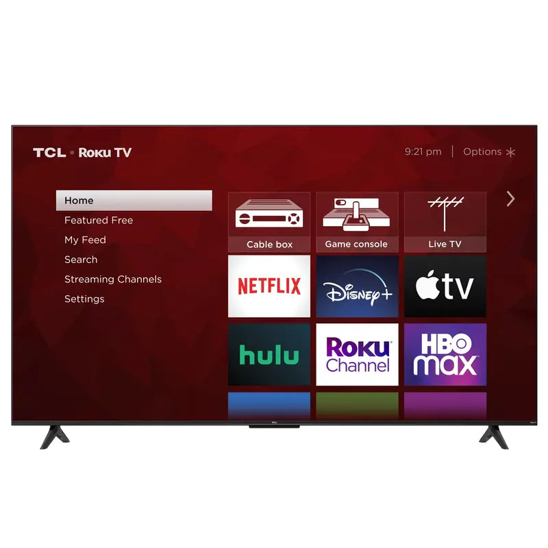 TCL 55″ 4-Series 4K UHD HDR Smart TV with Roku, Voice Control & 4 HDMI Inputs