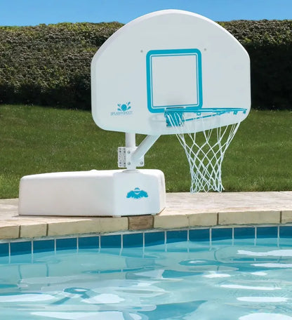 Dunn Rite Splash & Shoot Adjustable Basketball Set  Backyard Hoop System