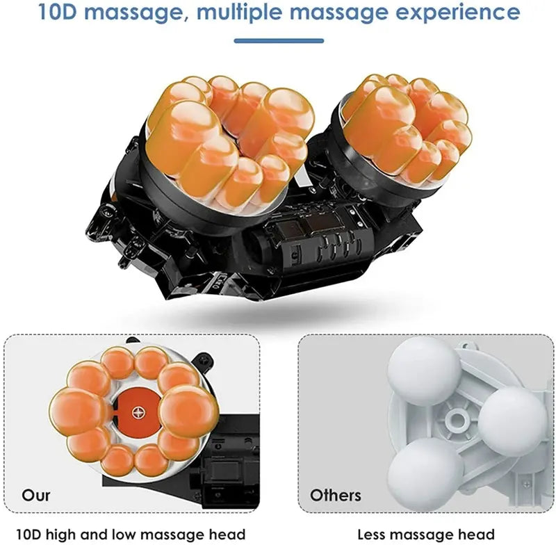 Full-Body Therapeutic Heating Massager Mat  Air Compression Relief with Adjustable Heat Settings