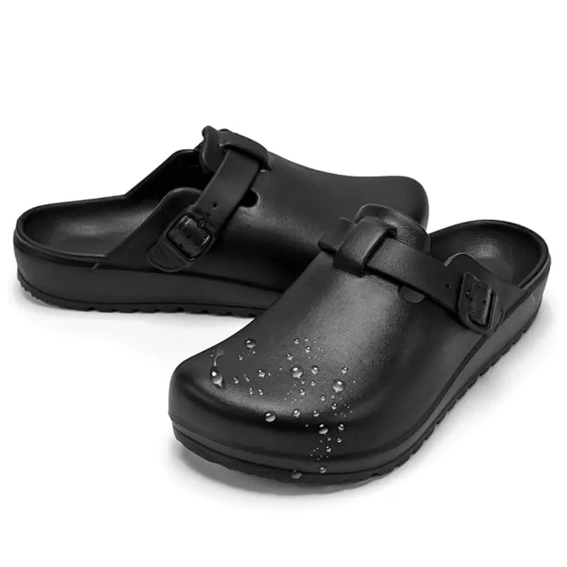EVA Slip-On Clogs for Men and Women: Textured Sole & Adjustable Buckle