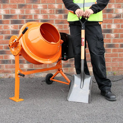 T-Mech 70L Electric Cement Mixer  Portable Concrete Mixing Machine