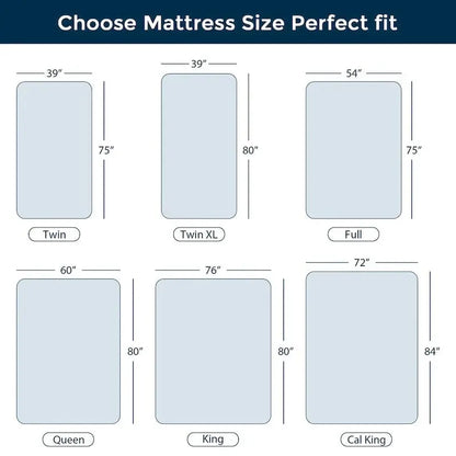 12-Inch Gel Memory Foam Mattress  Cooling Medium-Firm Bed-in-a-Box, CertiPUR-US Certified