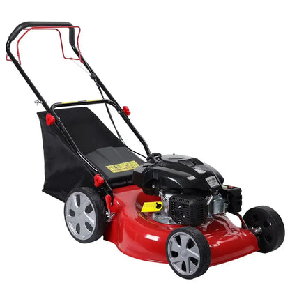 Self-Propelled Gas Lawn Mower with 141cc Engine, 50L Grass Catcher &amp; Large Wheels