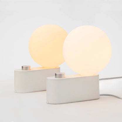 Alumina Multi-Use Lamp in Chalk - Set of 2