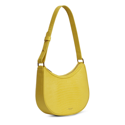 Marceau - Cuir Embossé Lézard Limoncello