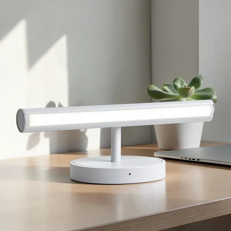Helpox Rechargeable Magnetic LED Reading Light  Touch-Sensitive Closet or Cabinet Lamp