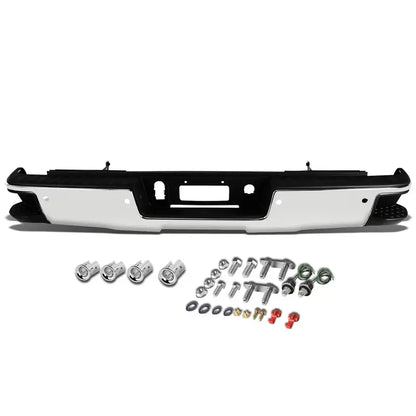 Chevy Silverado & GMC Sierra 1500 Rear Step Bumper  Includes Parking Sensor Cutouts (20142018)