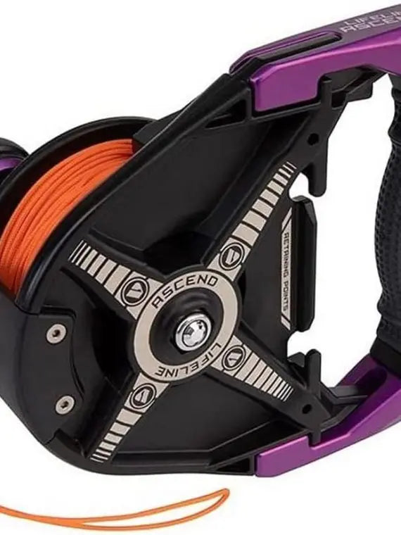 Ascend 30m Lifeline Reel  Durable Safety Line, Orange