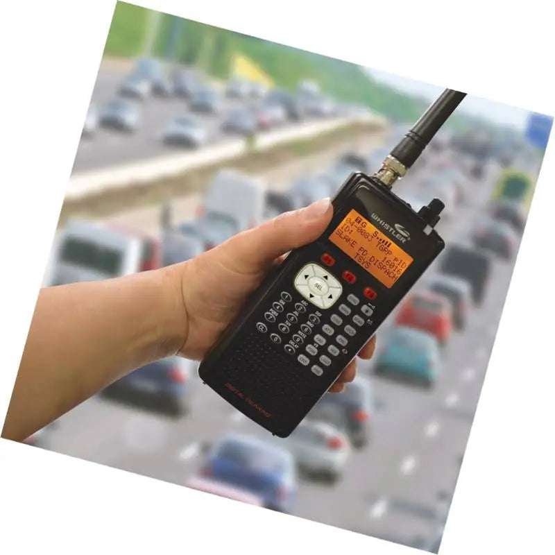 Whistler WS1040 Handheld Scanner Radio  Black Digital Frequency Monitor