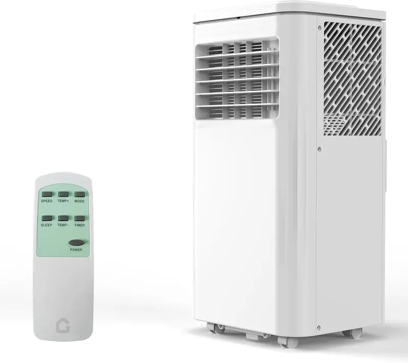 8,000 BTU Quiet Portable Air Conditioner  3-in-1 Cooling, Dehumidifying & Fan for Bedrooms and Offices up to 350 Sq. Ft.