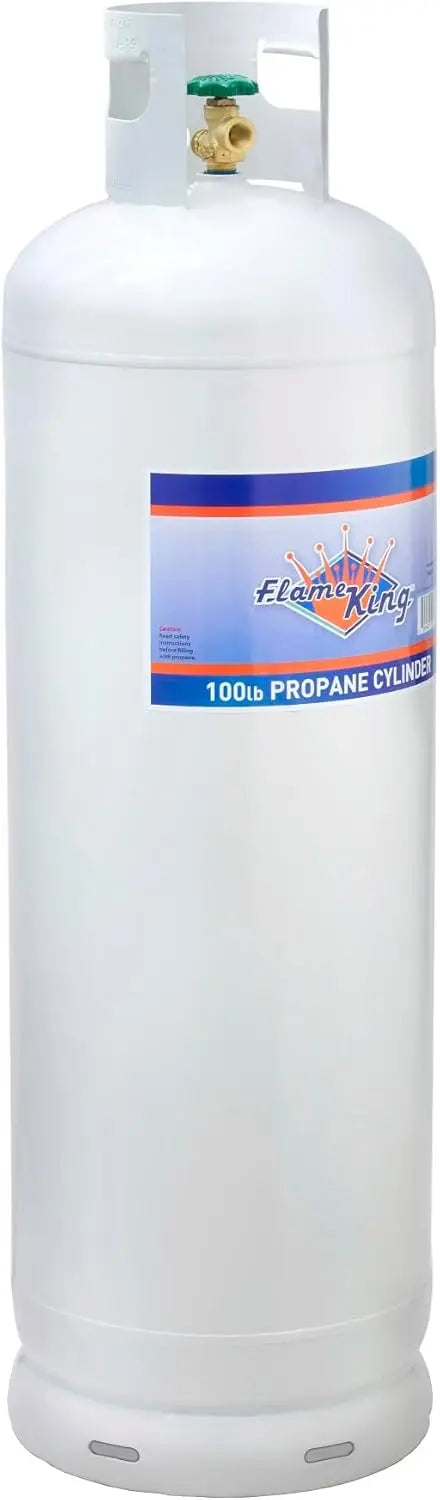 100-Lb Steel Propane Cylinder  POL Valve, Industrial-Grade, DOT-Certified for Residential & Commercial Use