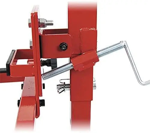 Heavy-Duty Adjustable Car Door Installer & Remover Jack with Tilt Function and Locking Caster Wheels