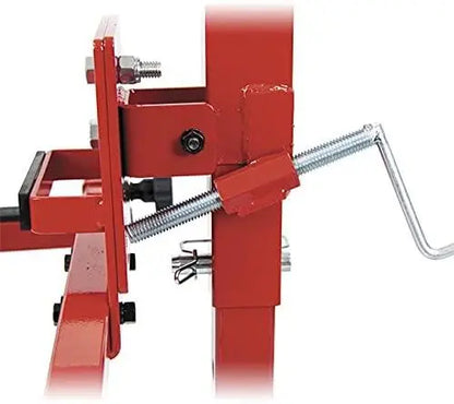 Heavy-Duty Adjustable Car Door Installer & Remover Jack with Tilt Function and Locking Caster Wheels