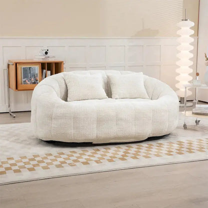 Adult-Sized Multi-Hue Bean Bag Lounge Chair