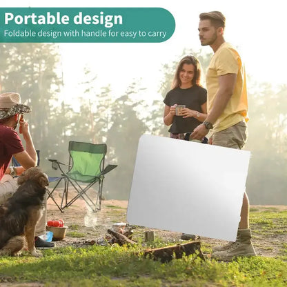 72-Inch Folding Picnic Table  Durable 4-Person Outdoor Table with Long Rectangular Design