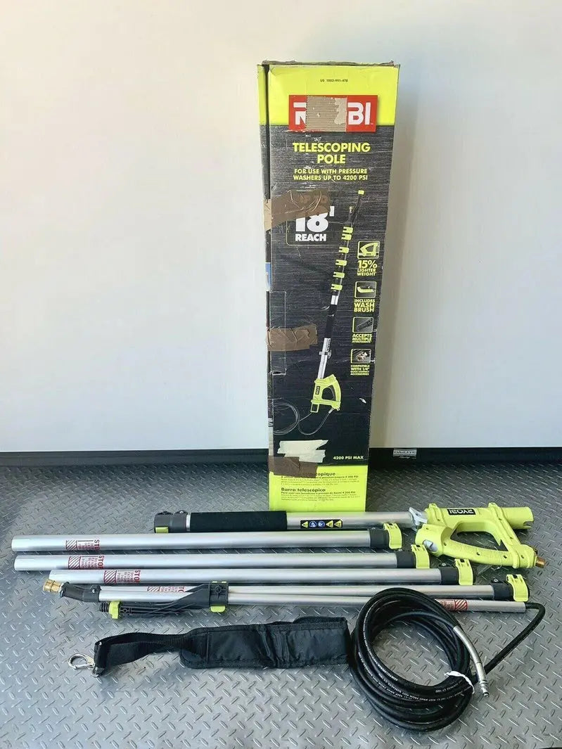 RYOBI 18-Foot High-Pressure Extension Pole  Compatible with Up to 4200 PSI Washers