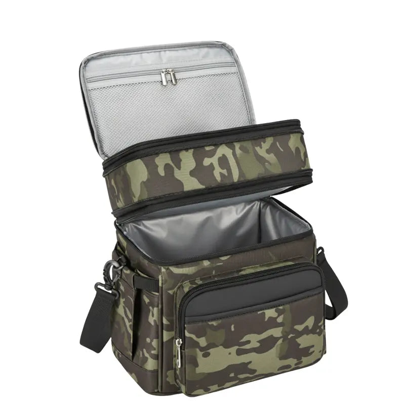 Expandable Insulated Lunch Bag  Dual Capacity (15L/22L), Leak-Resistant Design
