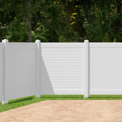 Pro Series Hudson 6×6 White Vinyl Privacy Fence Panel Kit