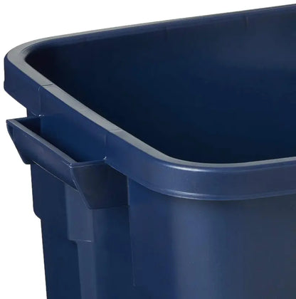 Rubbermaid Roughneck 18 Gal Stackable Storage Bins 6 Pack  Durable, Eco-Friendly, USA Made with Lifetime Warranty