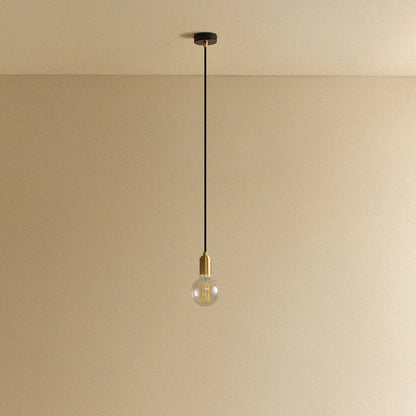 Elva Pendant Light Non-Tinted in Brass