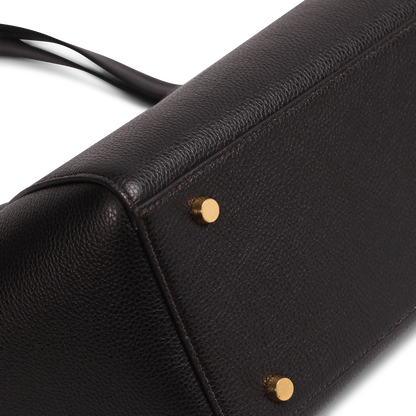 Sévigné - Cuir Grainé Noir