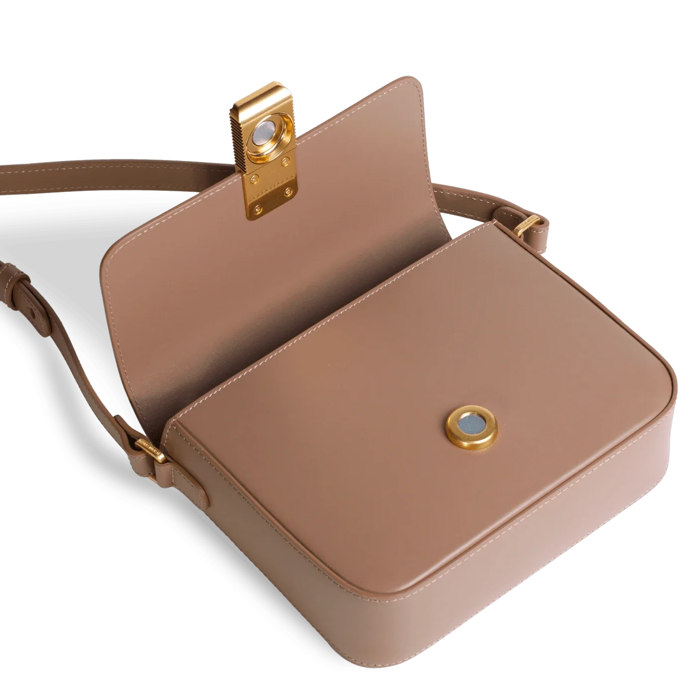 Mini Monceau - Cuir Box Taupe