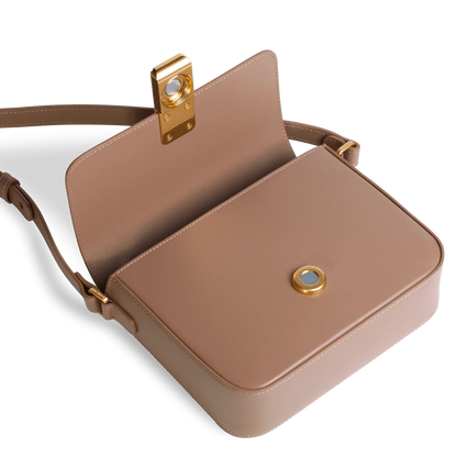 Mini Monceau - Cuir Box Taupe