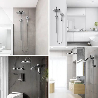 Ambicasa Luxury Dual Showerhead Combo, 10  Rainfall Shower Head   5  Handheld High Pressure Shower Head