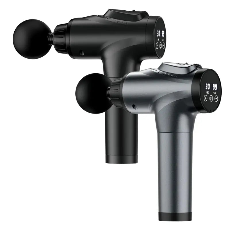 Cordless Massage Gun  30-Speed Deep Tissue Relief with 9 Attachments