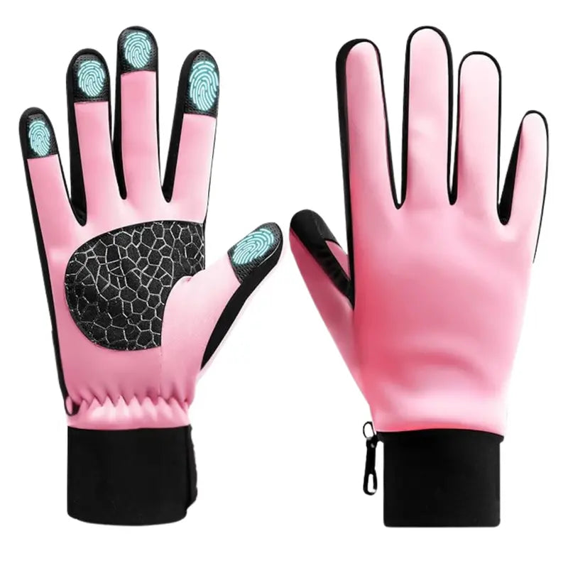 Winter Touchscreen Gloves  Insulated, Silicone-Grip Palm, Full-Finger Compatibility