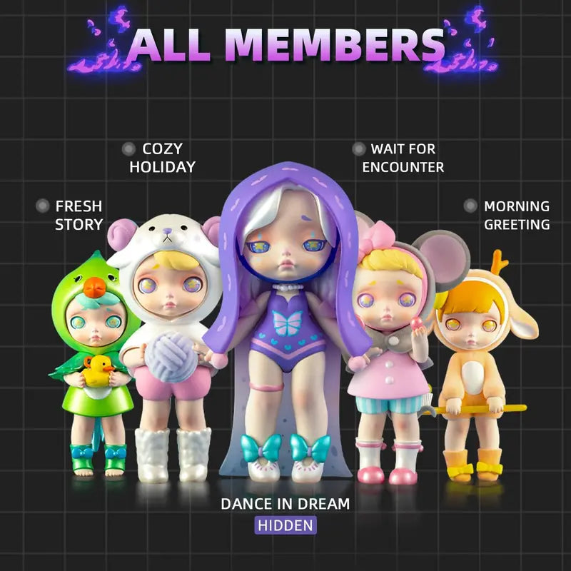 12-Piece Fashion Trendsetters Blind Box Collection  Cute Collectible Action Figures for Holidays & Birthdays