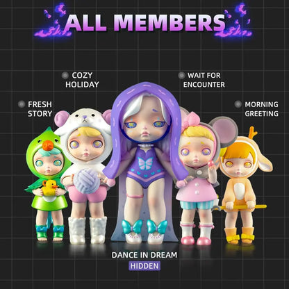 12-Piece Fashion Trendsetters Blind Box Collection  Cute Collectible Action Figures for Holidays & Birthdays